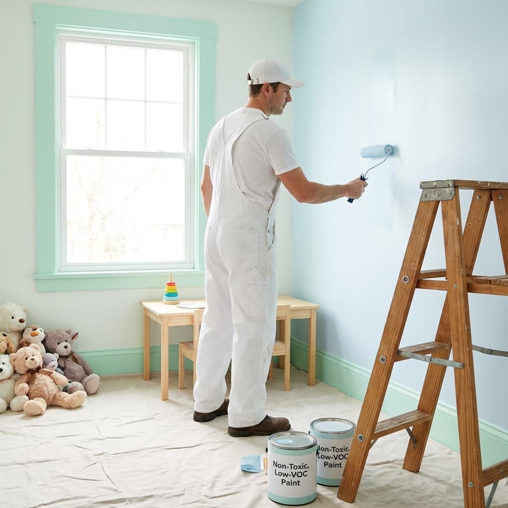 Kinderzimmer streichen: Tipps für einen bunten und sicheren Raum