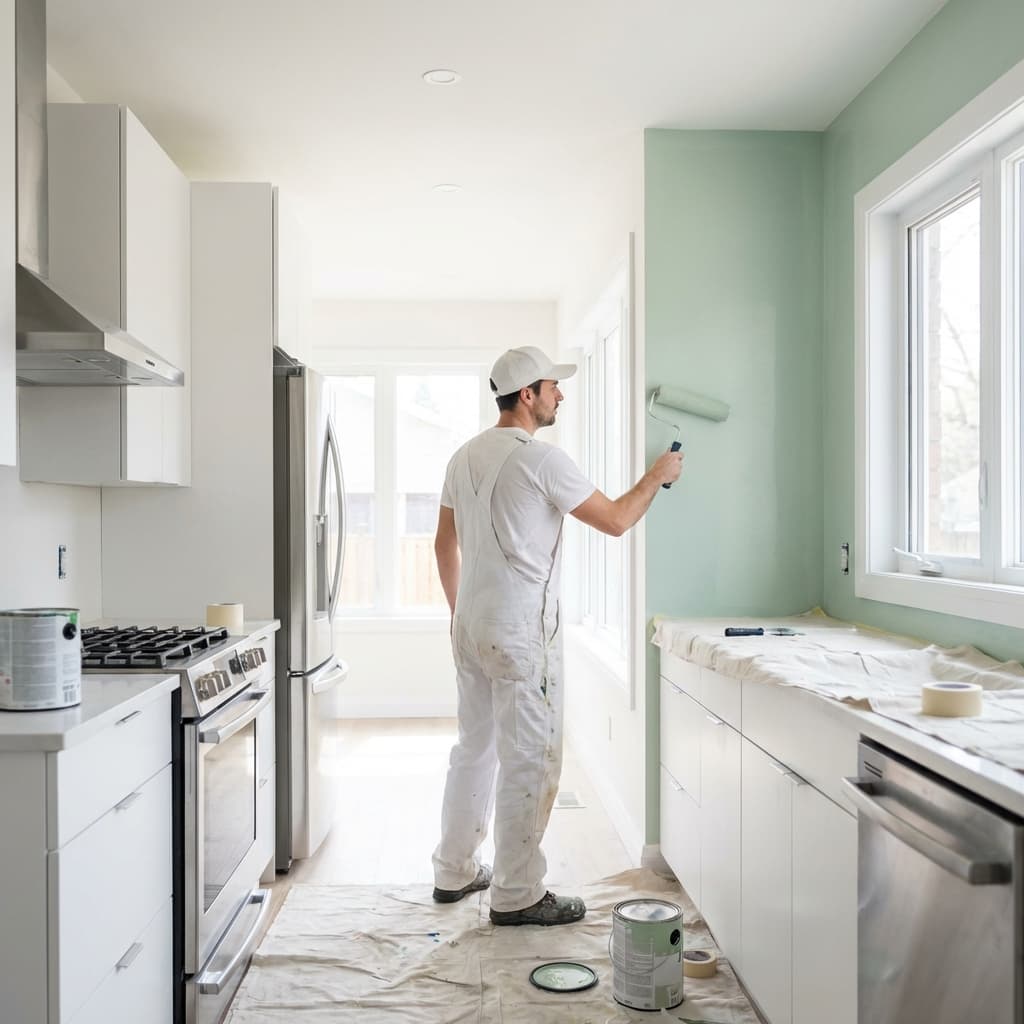 Küche streichen: So verleihen Sie Ihrem Kochbereich neuen Glanz