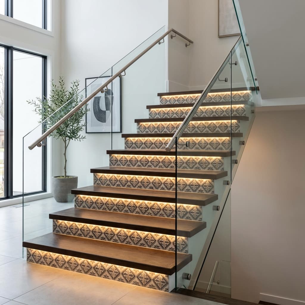 Stiegenfliesen: Sicherheit und Stil für Ihre Treppen